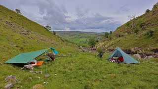 Bivvy Bag Midge Attack!😖 Fire in Rain - Wild Camping UK