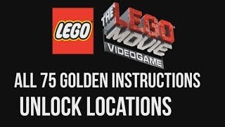 ALL 75 Golden Instruction Pages guide - The LEGO Movie Videogame