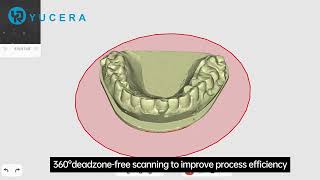 Yucera RS300 Dental Lab Scanner Only 5 Seconds For Occlusal Relationship