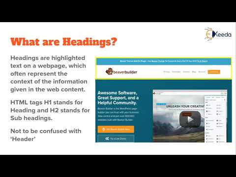Headings Youtube
