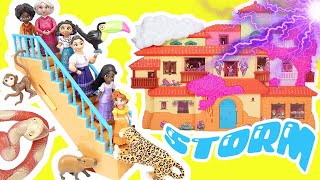 Disney Encanto Storm at Madrigal House with Mirabel, Isabela, Luisa, Pepa + DIY SLIME