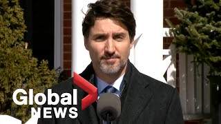 Coronavirus outbreak: Justin Trudeau closes Canada's borders to foreign travellers | FULL