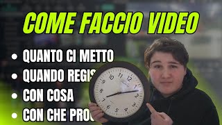 COME FACCIO VIDEO?