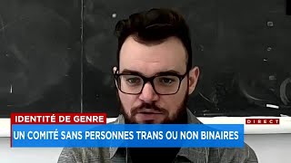 Identité de genre: aucun trans au sein du comité de sages - Reportage, 17h