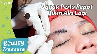 Sulam Alis Bagus dan Murah di The Fosh Beauty Lounge Serpong | Eyebrow Embroidery Indonesia