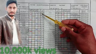 how to read electrical panel drawing KSA