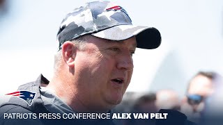 Alex Van Pelt: "We are making moves in the right direction." | New England Patriots Press Conference