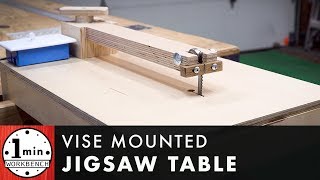 How to Make a Jigsaw Table