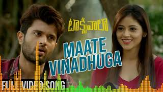 Maate Vinadhuga Full Song , Taxiwaala , Vijay Deverakonda, Priyanka Jawalkar 8D