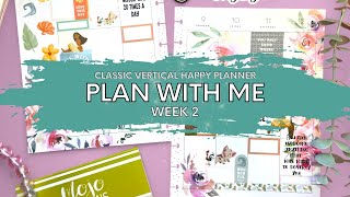 2025 Classic Plan With Me January 6th-12th