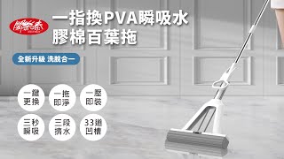 【闔樂泰】一指換PVA瞬吸水膠棉百葉拖-商品介紹