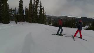 Texan Skis Crunchy Crud on Flying Dutchman to Montezuma Lift