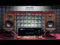 srs wharfedale denton 80th sony strdg500 bookshelf speakers integrated amplifier sound demo