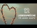 12 Liebessprüche für mein Schatz – mitten ins Herz! Liebessprüche kurz & knackig ❤️