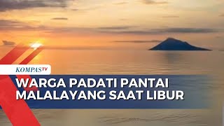 Libur Tahun Baru, Warga Padati Manado Beachwalk Malalayang