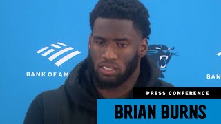 Brian Burns talks about the various types of blocks that he's getting