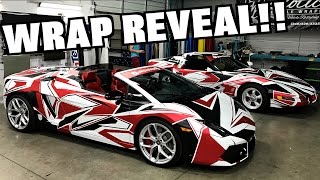 Lamborghini Wrap Reveal!!