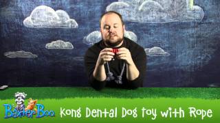 Kong Dental Dog Toy with Rope at BaxterBoo.com