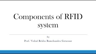 Components of RFID System