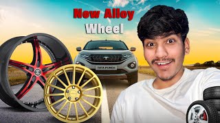 Alloy wheel in my car🛞😶‍🌫️ || Sunil Yogi Vlog ￼