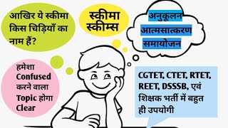 स्कीमा और स्कीम्स।अनुकूलन,आत्मसात्करण, समायोजन।Adaptation, Assimilation,Accommodation,#CGTET, #CTET