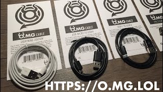 O.MG Cable, now also in USB-C and USB Micro