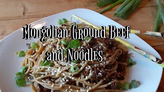 Mongolian Ground Beef Noodles / New Pasta Dish/ Budget Family Meal Ideas/ Southern Farm and Kitchen