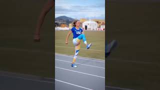USA Athlete Chari Hawkins  B-Skips #trackathlete
