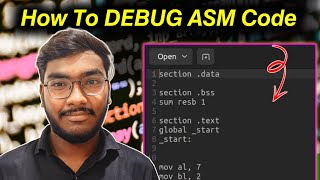 How To DEBUG Assembly Language Program Using GDB || Assembly Language Programming