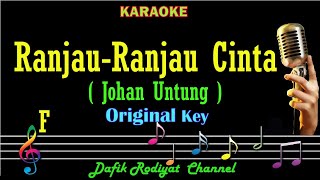 Ranjau-Ranjau Cinta (Karaoke) Johan Untung Nada Asli/ Original key F