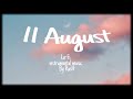 RasH - 11 AUGUST (LO FI Instrumental background music)