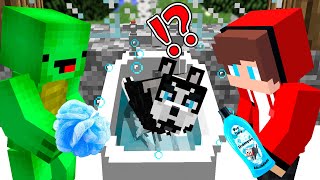 How JJ and Mikey save the dog from the evil owner in Minecraft – (Maizen)