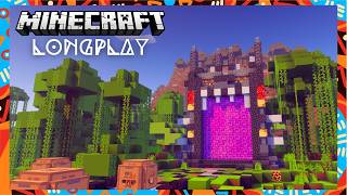 Building a Portal with no PLAN? - Relaxing Minecraft Longplay No commentary