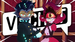 NIFTY & BAXTER IN VRC | Funny Moments (Hazbin Hotel)