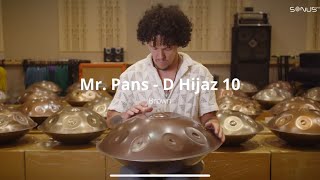 D Hijaz 10 Stainless Steel Handpan Mr. Pans (Brown)