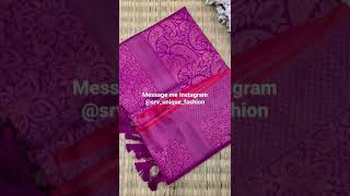 Price 1650+$ Woven Kanjivaram silk sarees | Made from pure mulberry silk | crafted in Tamil Nadu