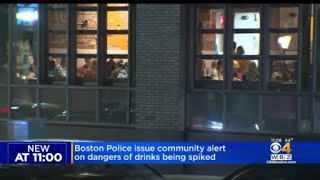 Boston Police Warn About Drinks Being Drugged At Bars