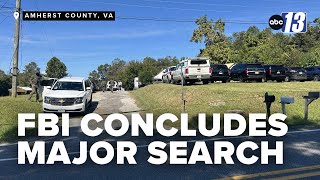 FBI and authorities wrap up major search in Virginia