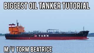 M/V TORM BEATRICE || BIGGEST OIL TANKER COMPANY || MERCHANT NAVY SHIP || SEAWORLD96