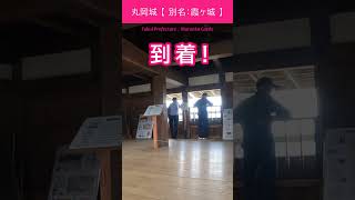 城主気分で城下町を眺める！天守閣『 丸岡城 』《 福井県 》 ズボラ ぼっち旅 C-HR