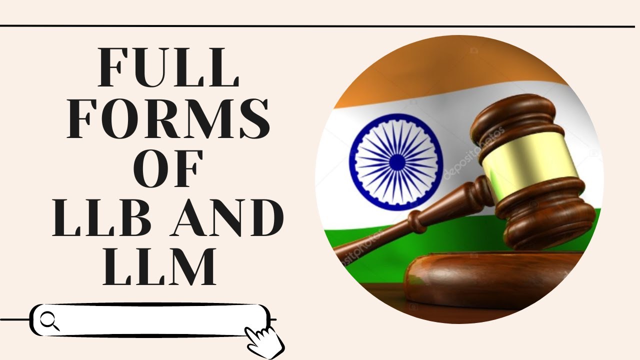 Full Forms Of LLB And LLM - YouTube