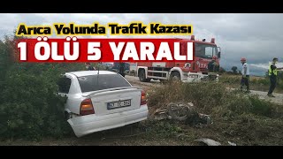 Vezirköprü'de trafik kazası: 1 ölü, 5 yaralı