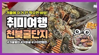 지금이 딱 먹을때! 제철 굴(석화)구이와 함께한 겨울 효도여행 / 보령 천북굴단지 굴구이\u0026굴찜🦪