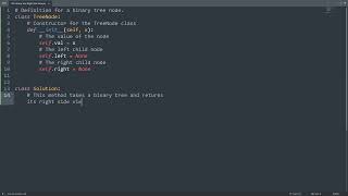 Leetcode 199. Binary Tree Right Side View in Python | Python Leetcode | Python Coding Tutorial