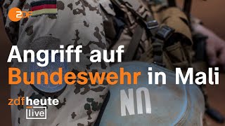 Angriff auf deutsche Soldaten – PK mit Verteidigungsministerin Kramp-Karrenbauer | ZDFheute live