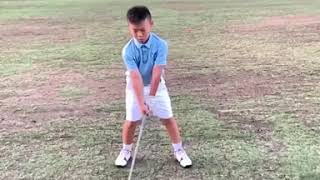 Unbelievable swing by 9 year old | The GOLF Page