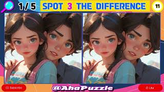 Spot the Difference : Can you find them all? [Find The Difference #1]