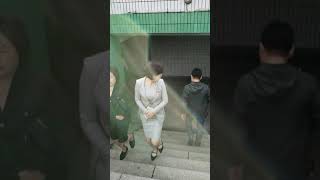 神秘朝鲜：朝鲜地下通道和插肩而过的朝鲜人Mysterious North Korea: North Korean underground passage and Koreans passing by