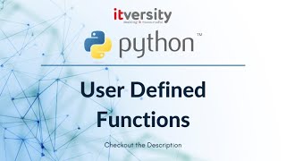 Mastering Python - User Defined Functions - 05 Function Parameters and Arguments