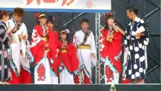 松山まつり2012　堀之内公園イベント　松山よさこい風舞人キッズチーム